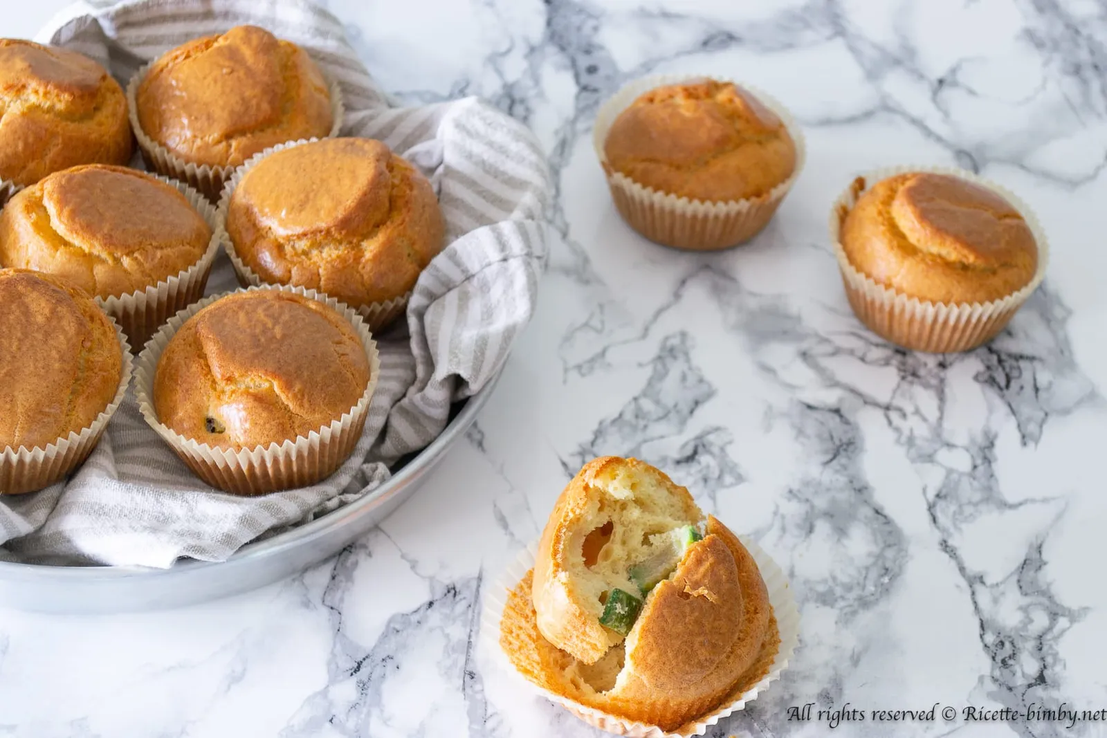 Muffin salati alle zucchine Bimby