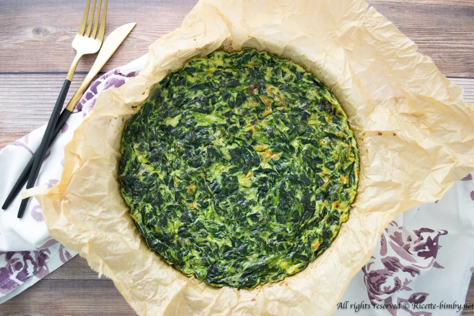 Frittata di spinaci Bimby