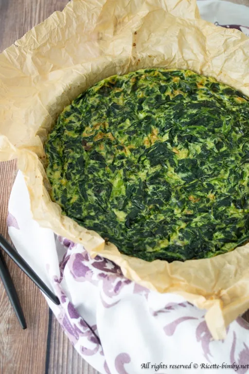 Frittata di spinaci bimby