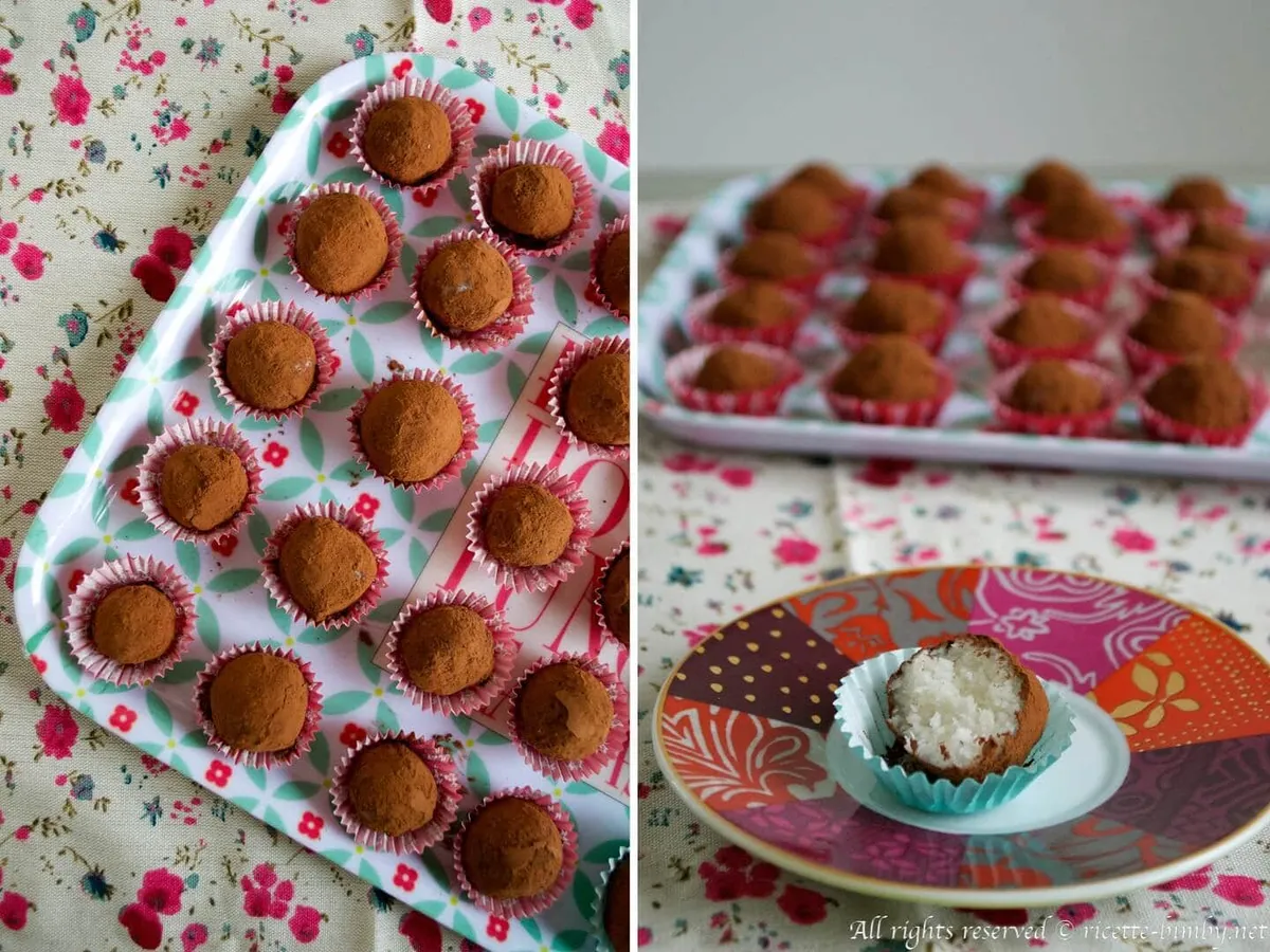 Tartufi al cocco Bimby