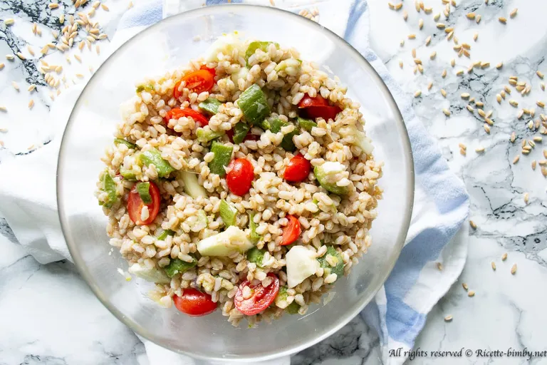 Insalata di farro con zucchine Bimby