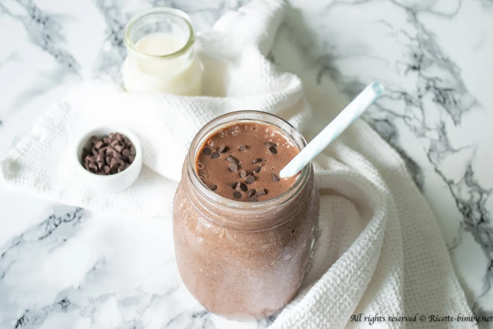 Frappè cioccolato e banane Bimby