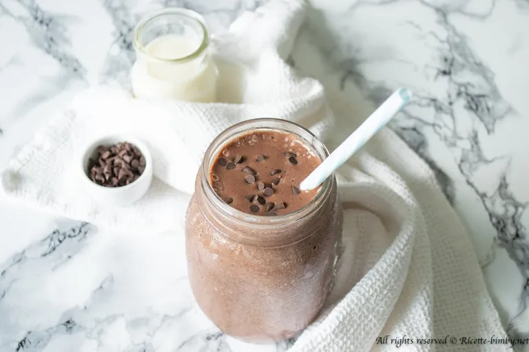 Frappè cioccolato e banane Bimby