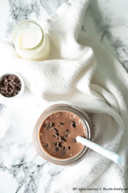 Frappè cioccolato e banane bimby