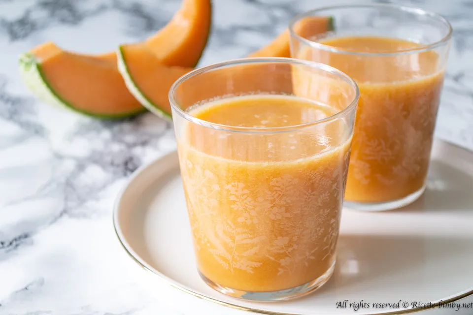 Frullato melone e albicocche Bimby