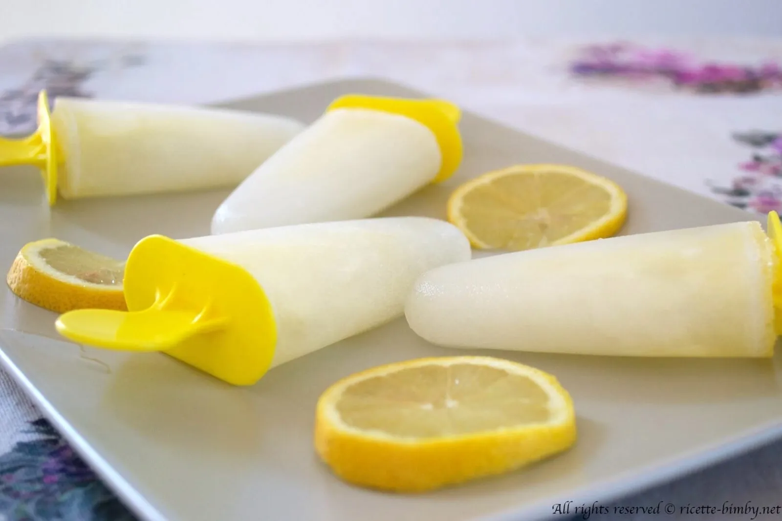 Ghiaccioli al limone Bimby