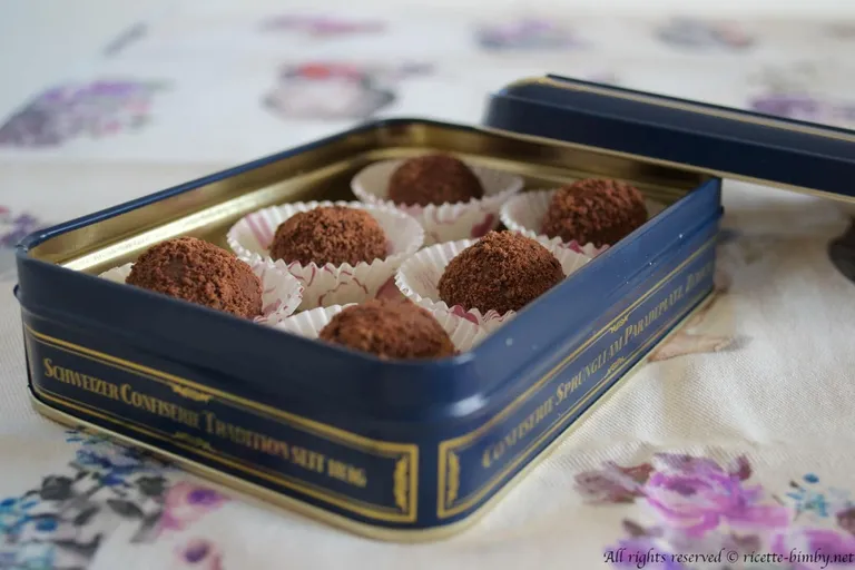 Tartufi al caffè Bimby