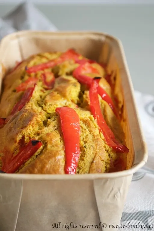 Plumcake ai peperoni bimby