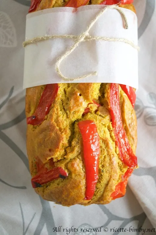 Plumcake ai peperoni bimby