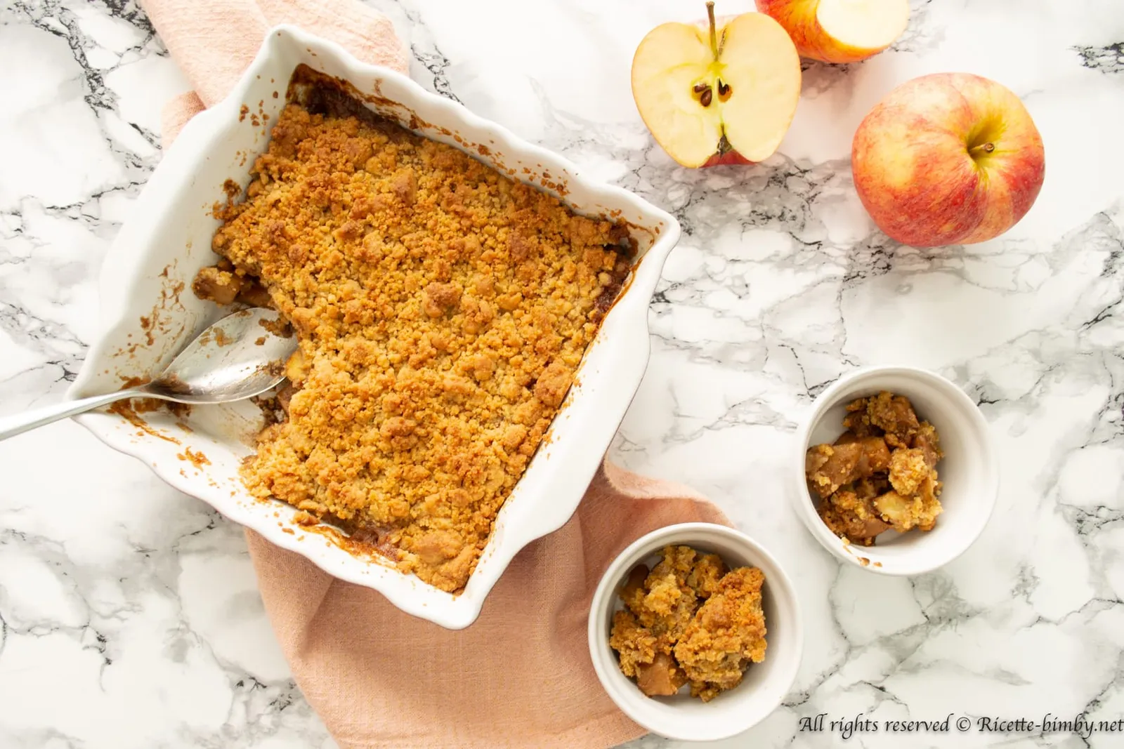 Crumble di mele Bimby