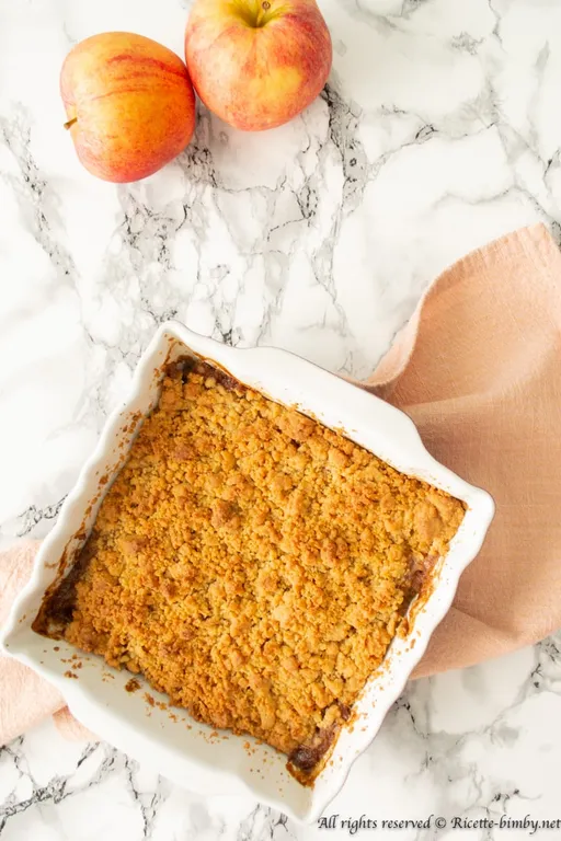 Crumble di mele bimby