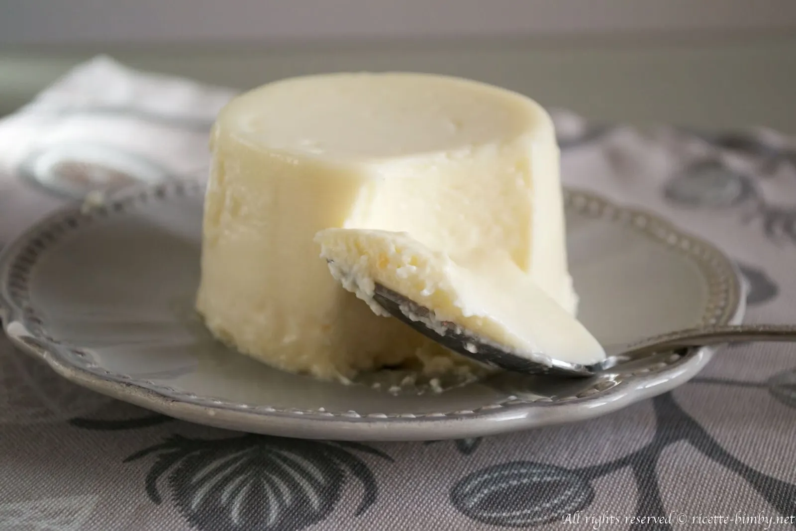 Panna cotta senza colla di pesce Bimby