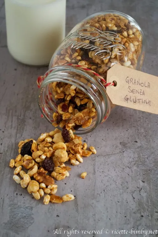 Granola senza glutine bimby