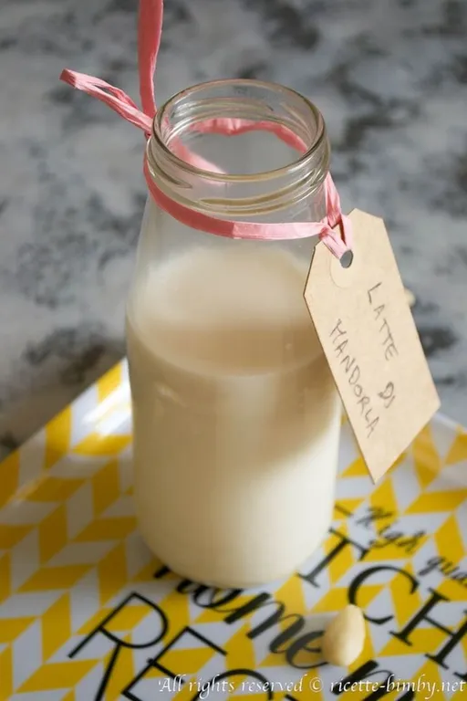 Latte di mandorla bimby