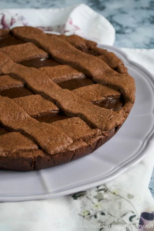 Crostata al cioccolato fondente bimby