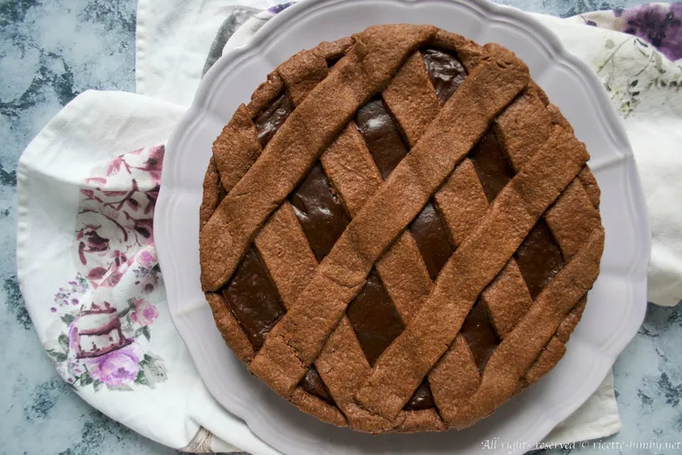 Crostata al cioccolato fondente Bimby