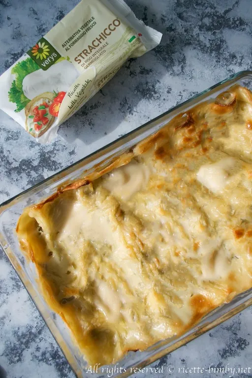 Lasagne porri e radicchio bimby