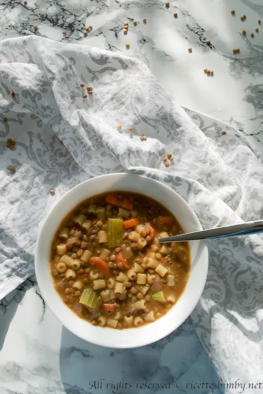 Pasta e lenticchie bimby