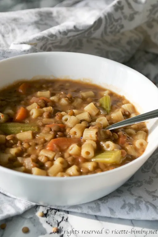 Pasta e lenticchie bimby