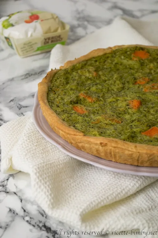 Torta salata broccoli e zucca bimby