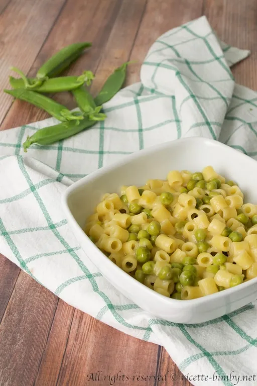 Pasta e piselli bimby
