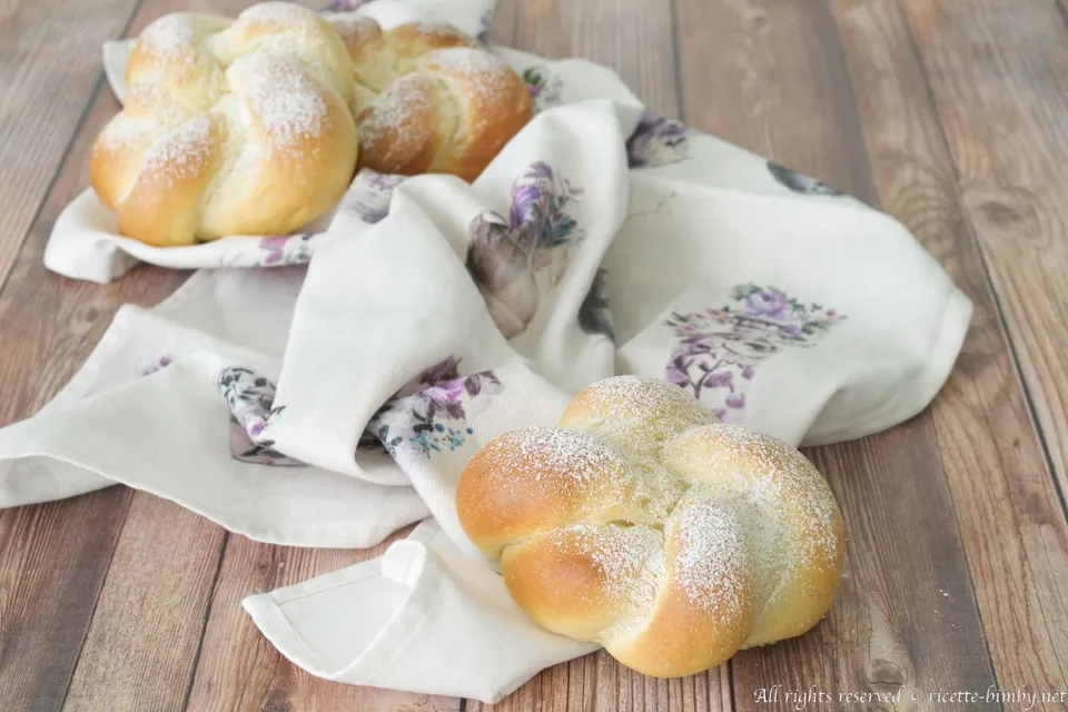 Brioche al limone senza burro Bimby