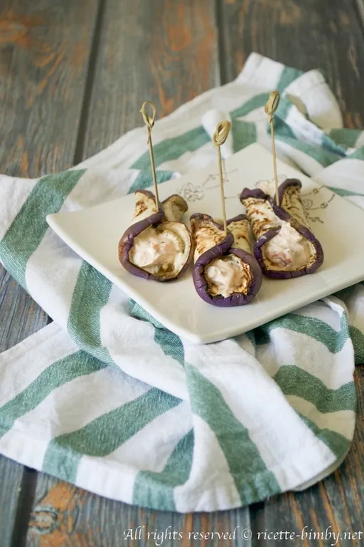 Involtini di melanzane ripieni bimby