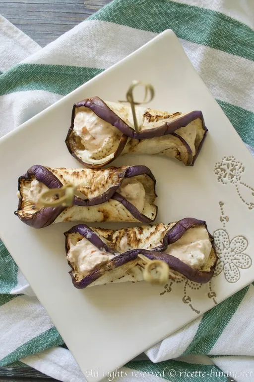 Involtini di melanzane ripieni bimby