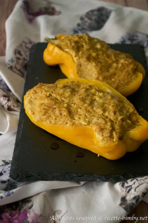 Peperoni ripieni di seitan bimby