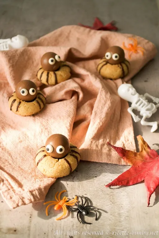 Biscotti Ragno di Halloween bimby
