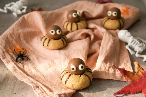 Biscotti Ragno di Halloween bimby