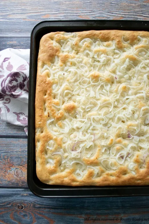 Focaccia alle cipolle bimby