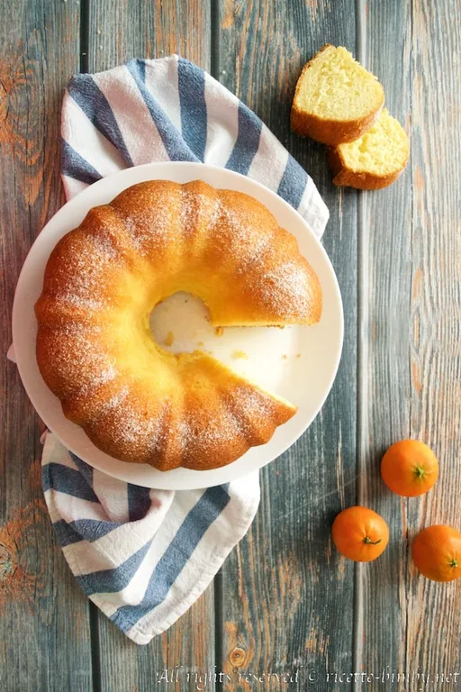 Ciambella yogurt e mandarini bimby