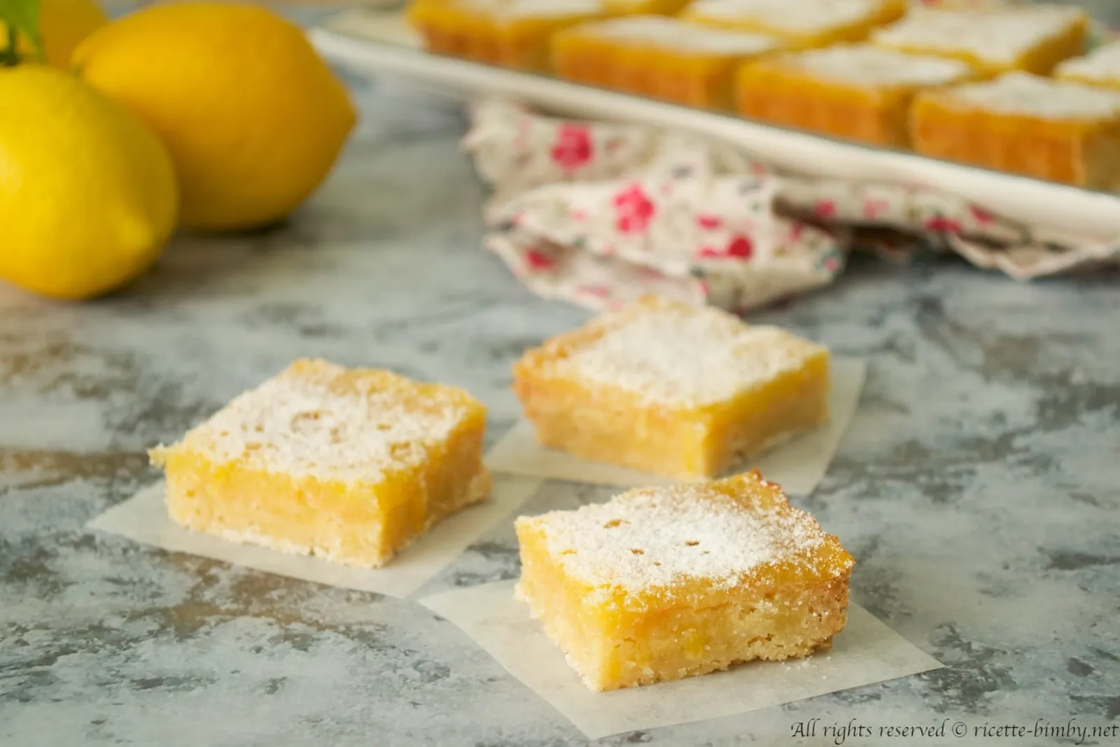 Lemon Bars Bimby