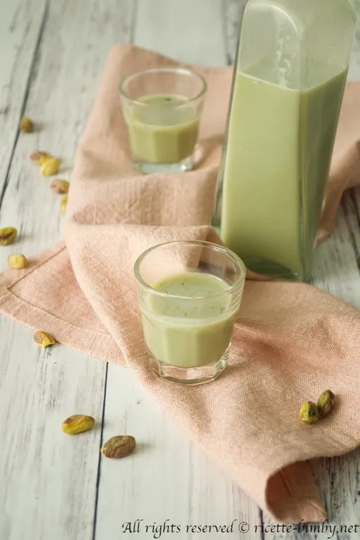 Crema di liquore al pistacchio bimby