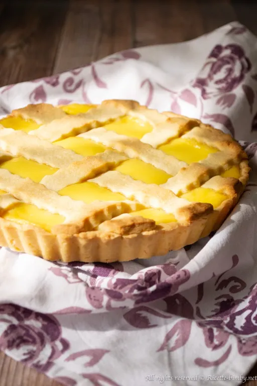 Crostata alla crema bimby