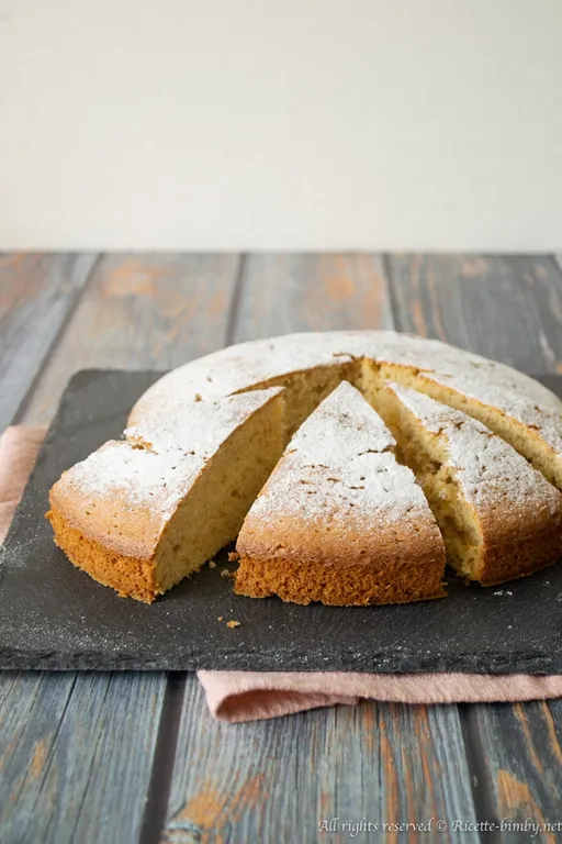 Torta con crema nell'impasto bimby