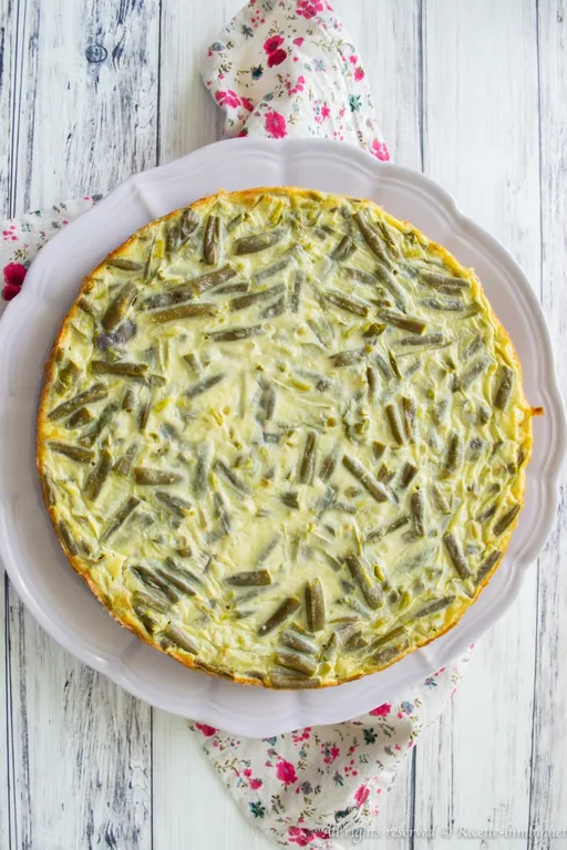 Sformato di fagiolini bimby