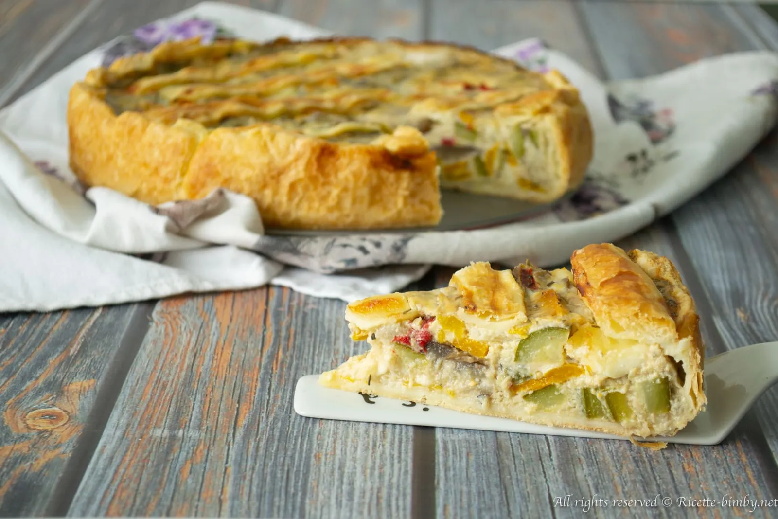 Torta salata alle verdure Bimby