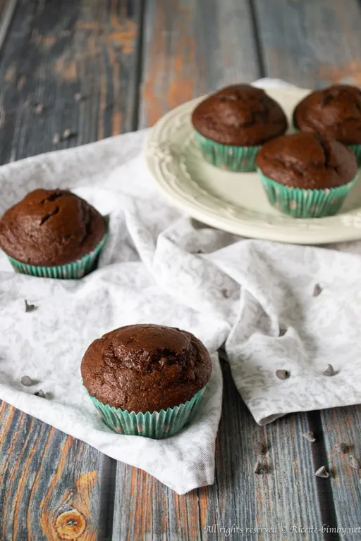 Muffin caffè e cioccolato bimby