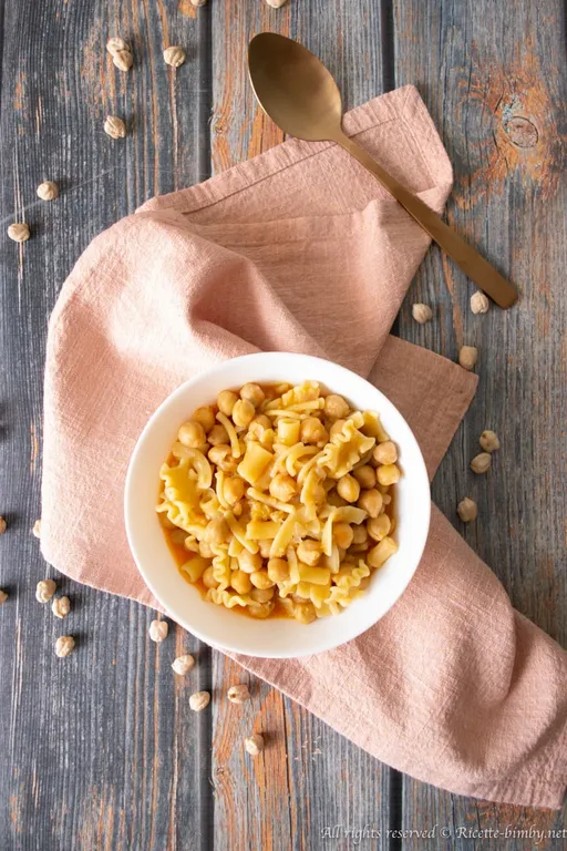 Pasta e ceci bimby