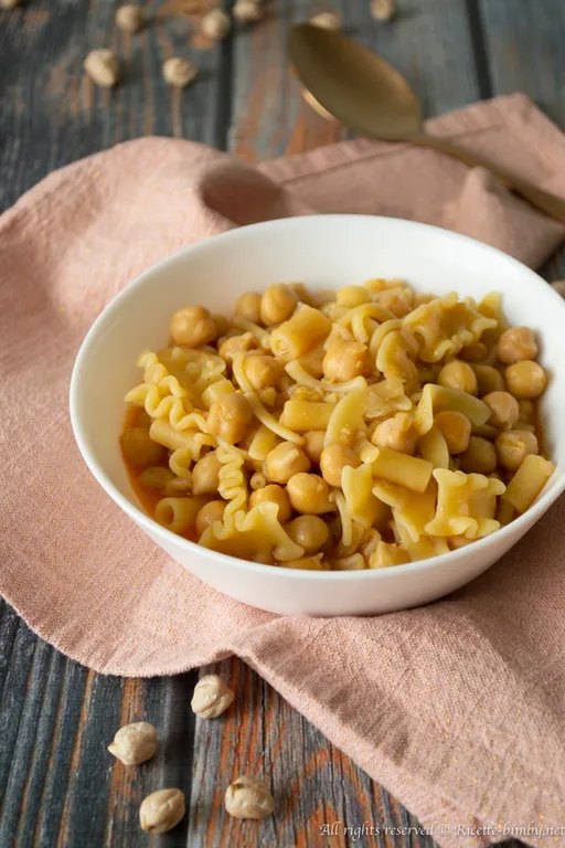 Pasta e ceci bimby