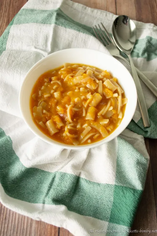 Pasta e zucca bimby