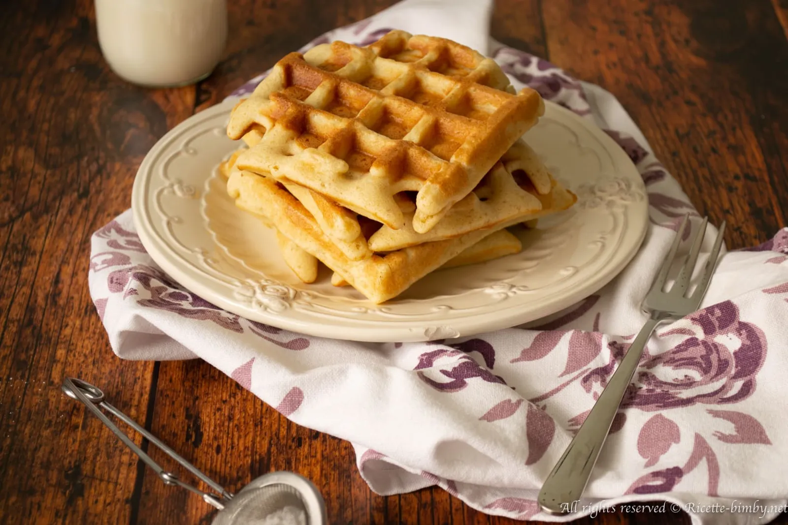 Waffle senza burro Bimby