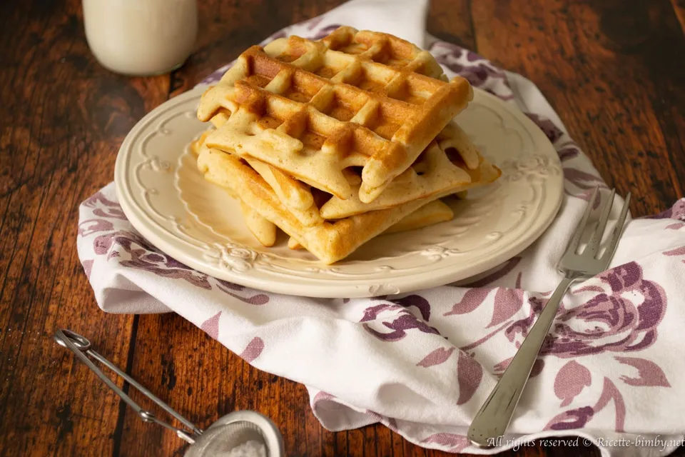Waffle senza burro Bimby