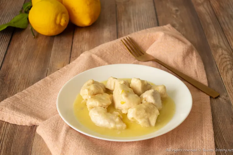 Bocconcini di pollo al limone Bimby