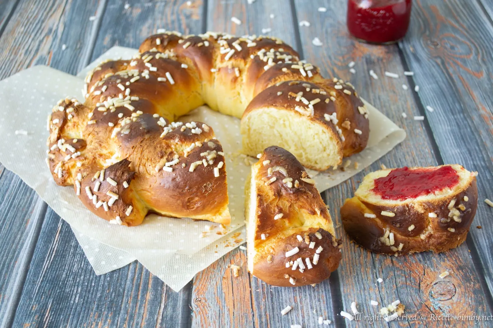 Treccia dolce di Pasqua Bimby