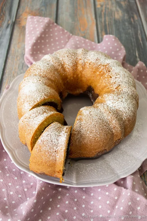 Ciambellone bicolore bimby