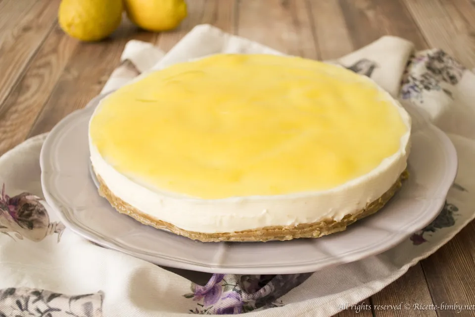 Cheesecake al limone senza cottura Bimby