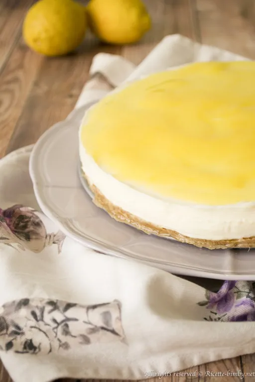 Cheesecake al limone senza cottura bimby